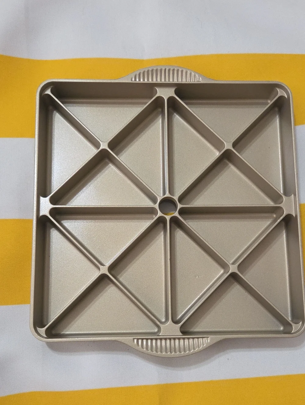 Nordic Ware Gold Nonstick Mini Scone Square Baking Pan